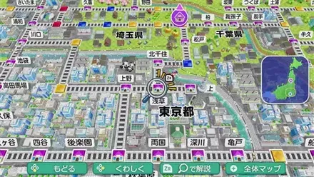 浅草のマップ画像