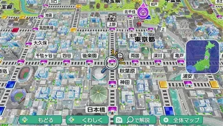 秋葉原のマップ画像