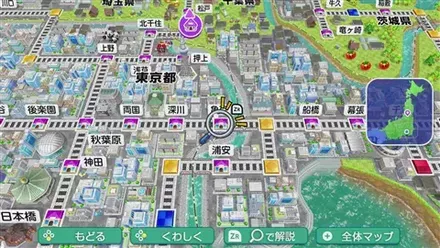 亀戸のマップ画像