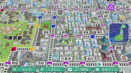 表参道のマップ画像