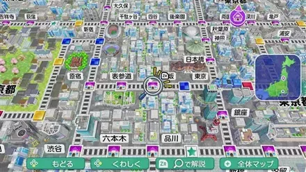 赤坂のマップ画像