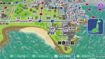 鎌倉のマップ画像