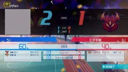 チームレベル差があっても勝利