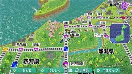 直江津のマップ画像