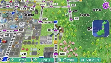 豊田のマップ画像