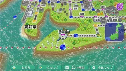 伊良湖のマップ画像