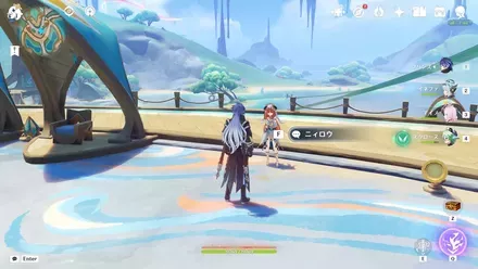 会話後ニィロウ