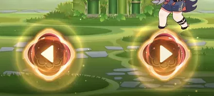 位置変更+竹を倒す