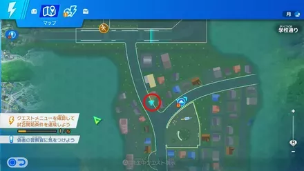 学校通りに潜む猫のマップ