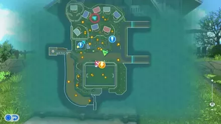 南雲原の宿舎コテージのマップ