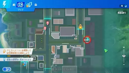 南雲通りに潜む猫のマップ