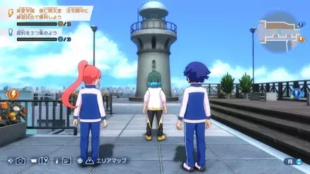 お台場を照らす光の場所画像