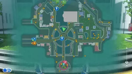 お台場サッカーガーデン駅のマップ