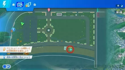 海公園に潜む猫のマップ