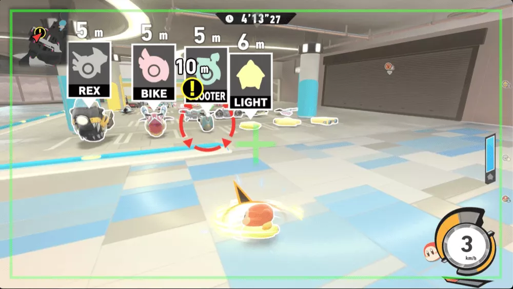 地下駐車場の場所