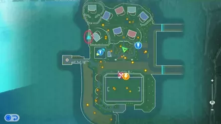 宿舎エリアの隠れたチェスト