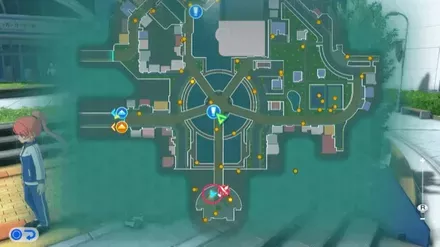 サッカーガーデンの迷子のマップ