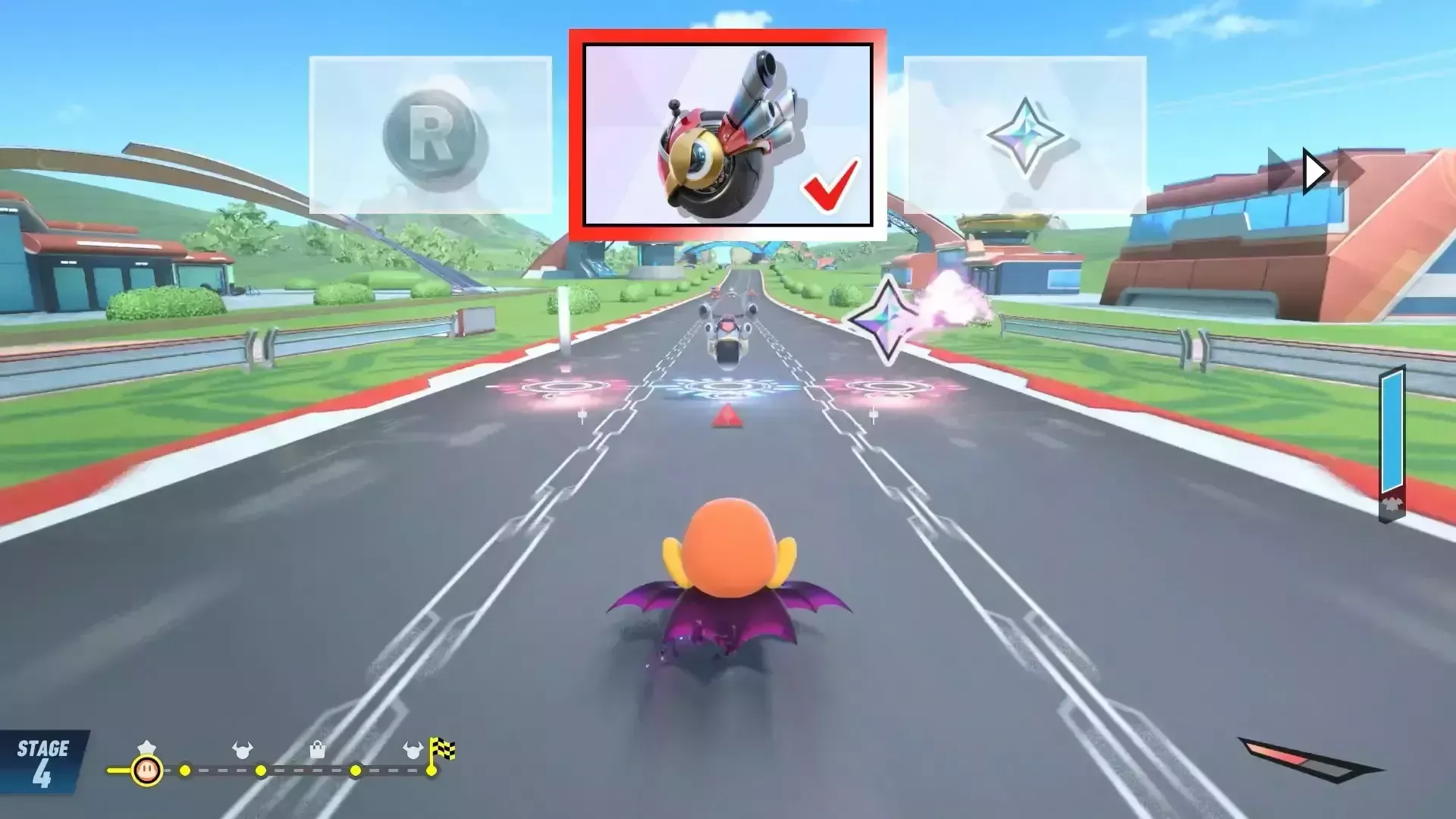 道中でウィリーバイクを入手