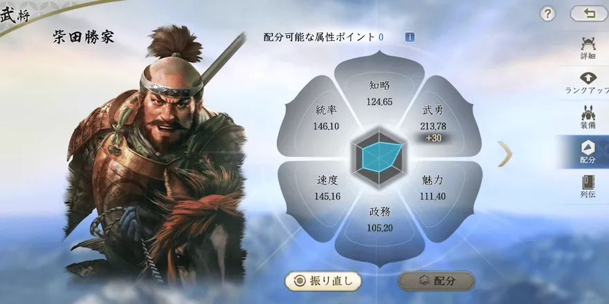 武将の属性とは