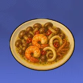 オイルキノコシーフードソテー画像