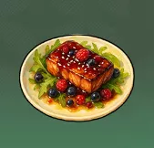 さっぱりベリーソースのステーキ画像