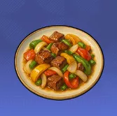 ステーキ炒め画像