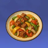 ステーキ炒め画像