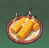 トウモロコシのバター焼き画像