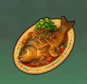 巨大魚蒸し画像