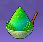 爽やかなバブルポップかき氷画像