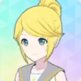 ルシフェニア王国・王女の正装ヘアスタイル