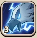 猛禽の威嚇のアイコン