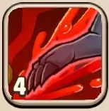 鋭い牙のアイコン