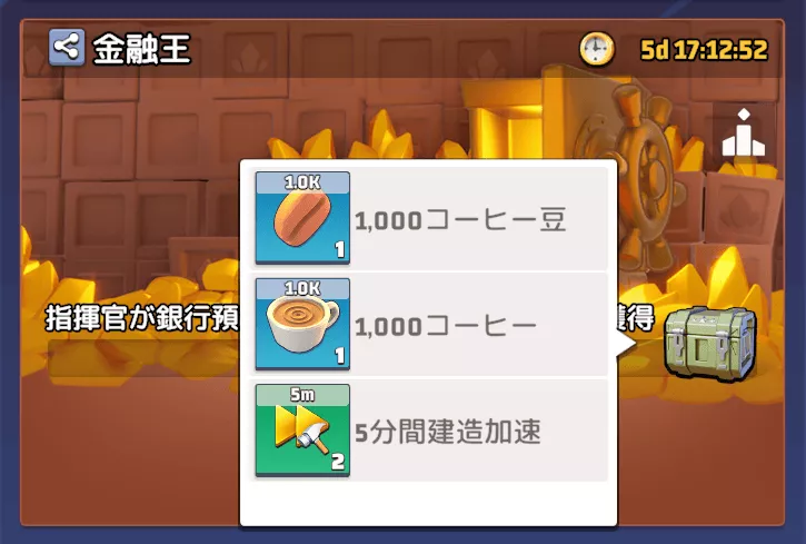 天下の雲行きの達成報酬