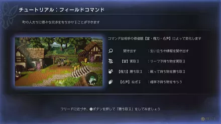 フィールドコマンドの効果