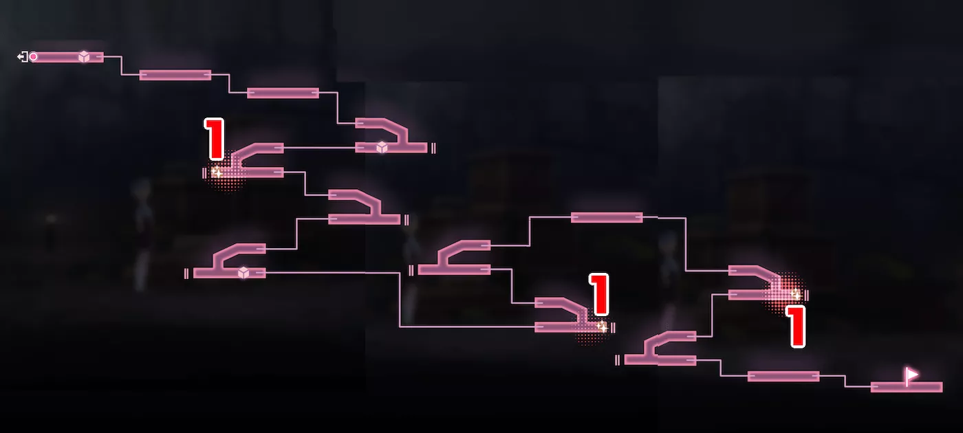 猫魔ヶ岳廃坑マップDay3