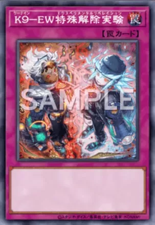 K９－EW特殊解除実験画像