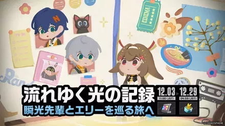 流れゆく光の記録画像