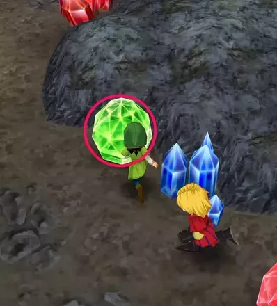 緑色のカラーストーンを調べる