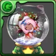 聖夜のパティシエール・ハトホルのスノードームの画像