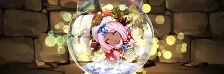 【13164】聖夜のパティシエール・ハトホルのスノードーム