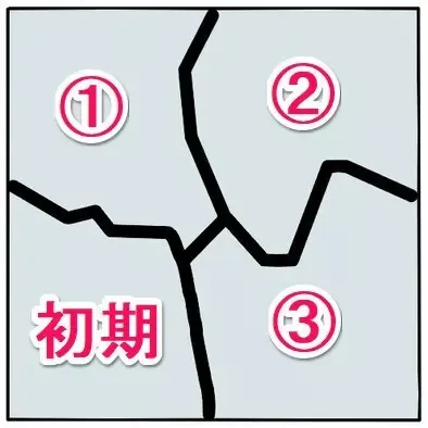 サンゴの洞くつ（過去）石版