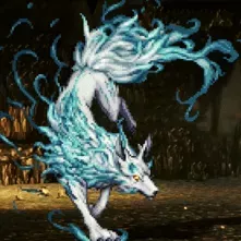 蒼翠の大狼画像