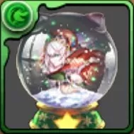 聖夜の疾走・オーディン＆フリッグのスノードームの画像