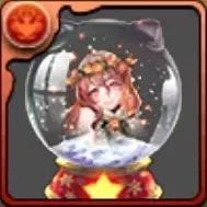 クリスマスフローディア装備（スノードーム）