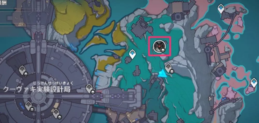 ボスの場所への行き方