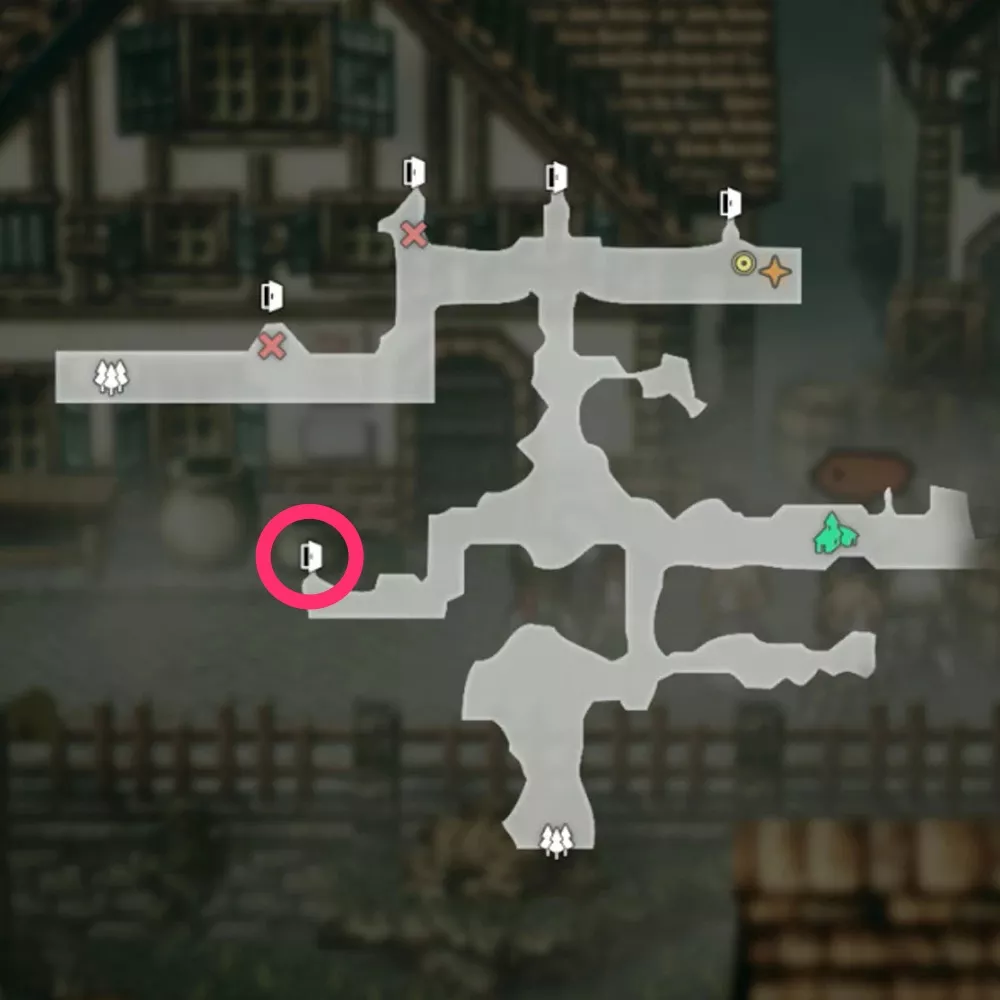 ケルザスとの出会いのマップ