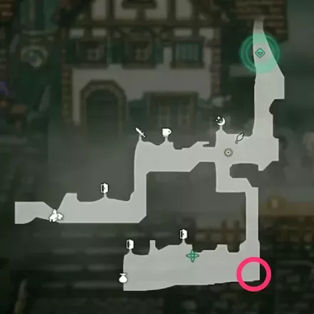 ヴタヴィアーニのアジト 目的地