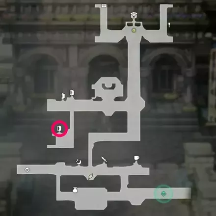 アレクシアとの出会いのマップ