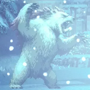 獰猛なフロストベアー画像